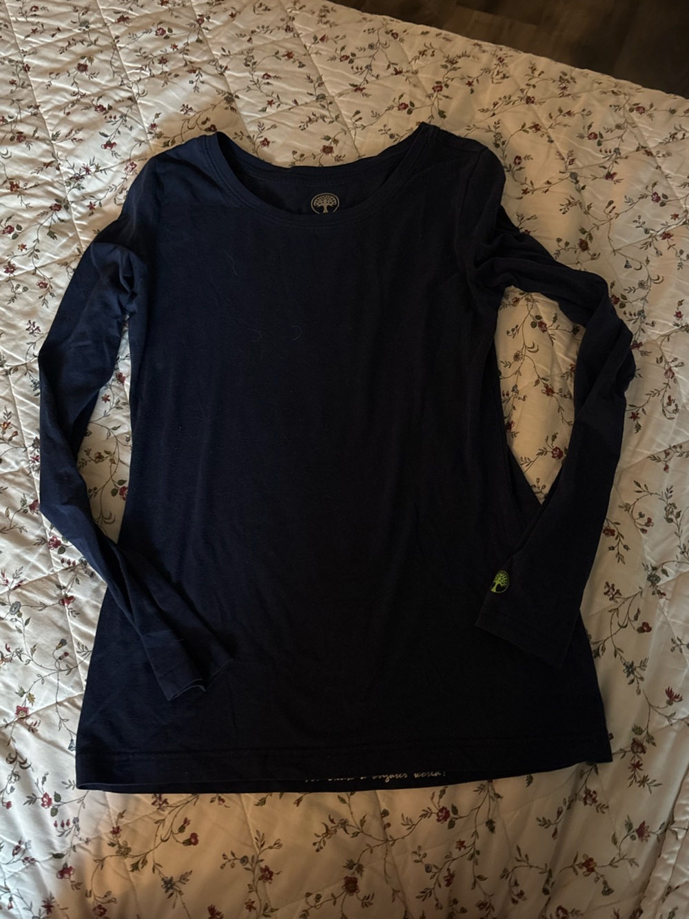 Healing Hands Navy Crewneck Long Sleeve